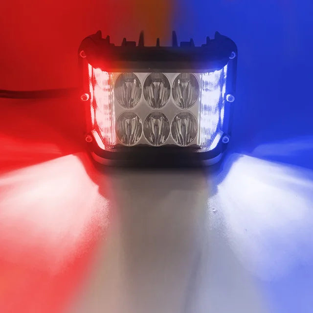 4" LED Pod Lights (Single) - Dual-Color Work & Auxilary Lighting