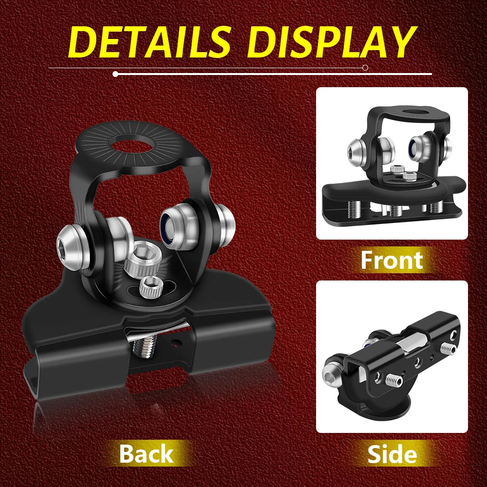 Universal Hood Ditch Light Mount Brackets for LED Pod & Work Lights (Pair)