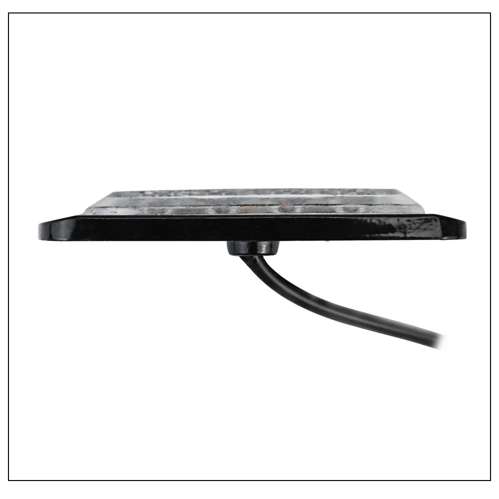 4-Pack Amber LED Warning Lights – 12V/24V Grille & Side Marker Lights for Trucks & Trailers