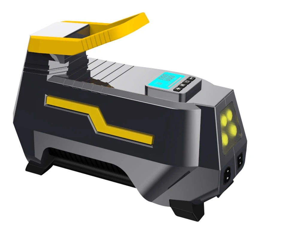 Portable 150 PSI Car Tire Inflator – 12V & AC Home Power, Digital Pressure Gauge