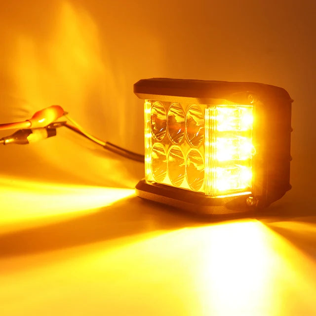 4" LED Pod Lights (Single) - Dual-Color Work & Auxilary Lighting